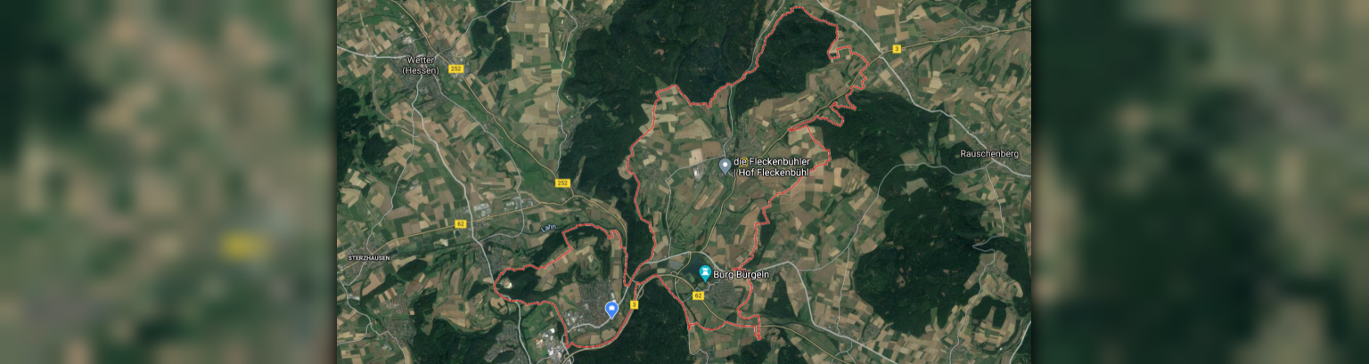 Gemeindegebiet Cölbe (Google Maps)