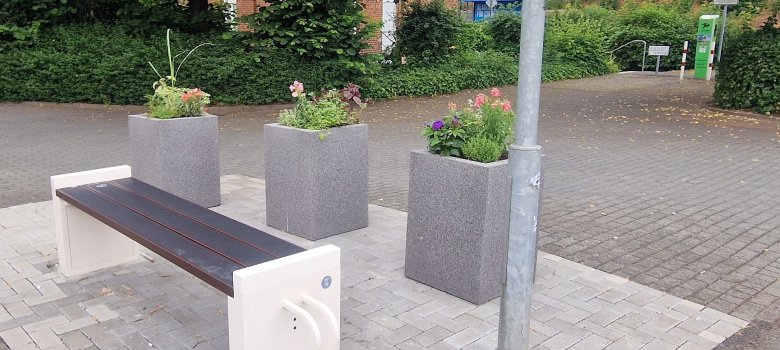 Smart Bench bei Tag