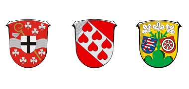 Wappen der Kommunen Lahntal, Cölbe und Wetter