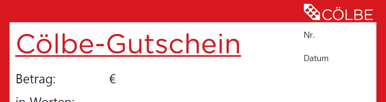 Cölbe Gutschein - Beispielansicht